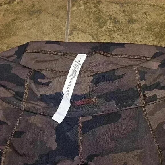Lululemon Fast and Free Camo  Leggings - Picture 4 of 5